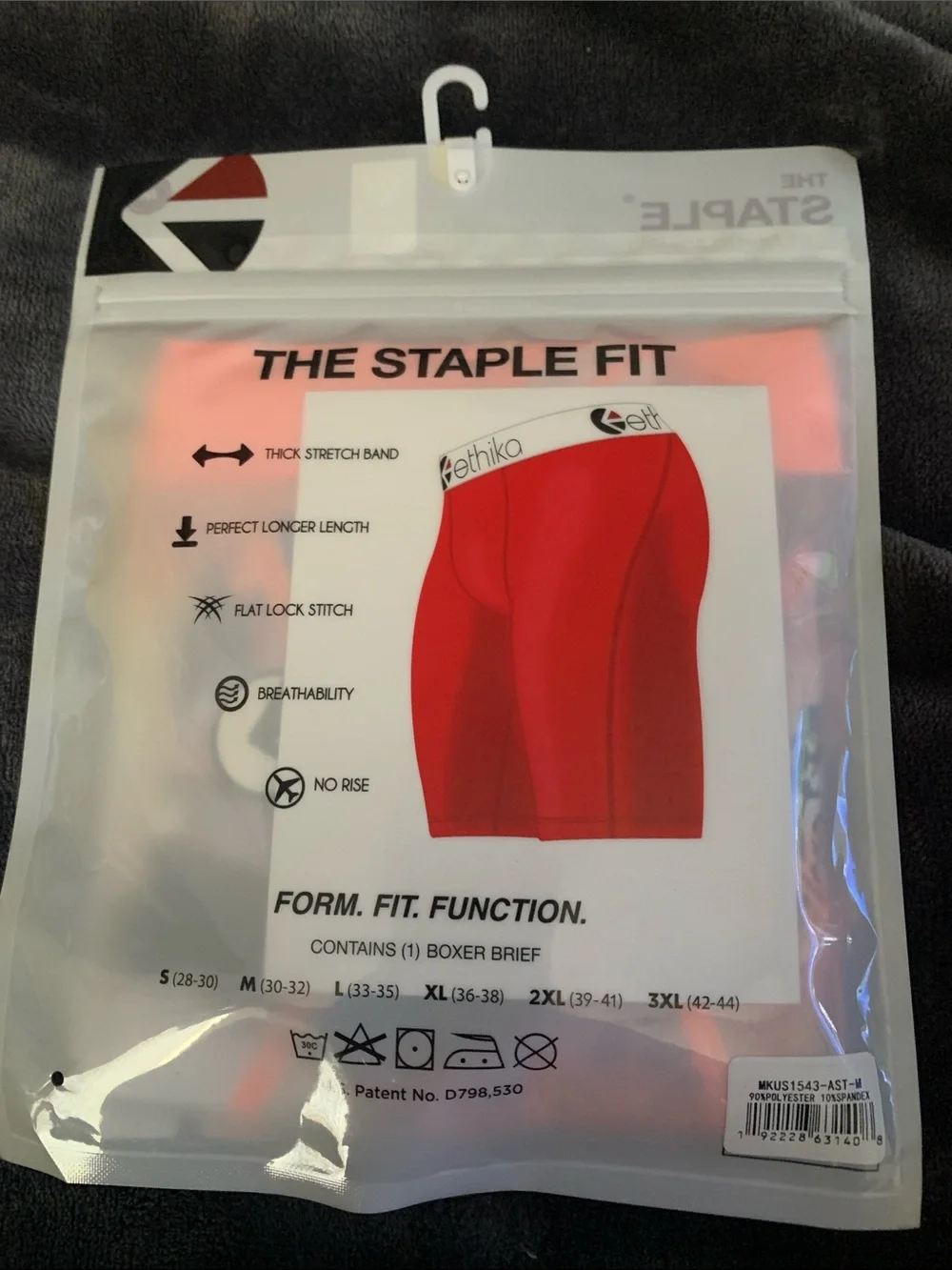 Ethika boxer briefs size medium new never worn